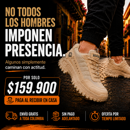 🔥 PROMO - Tenis Brahma Monster con 70% OFF + Gorra y Llavero Gratis 🎁