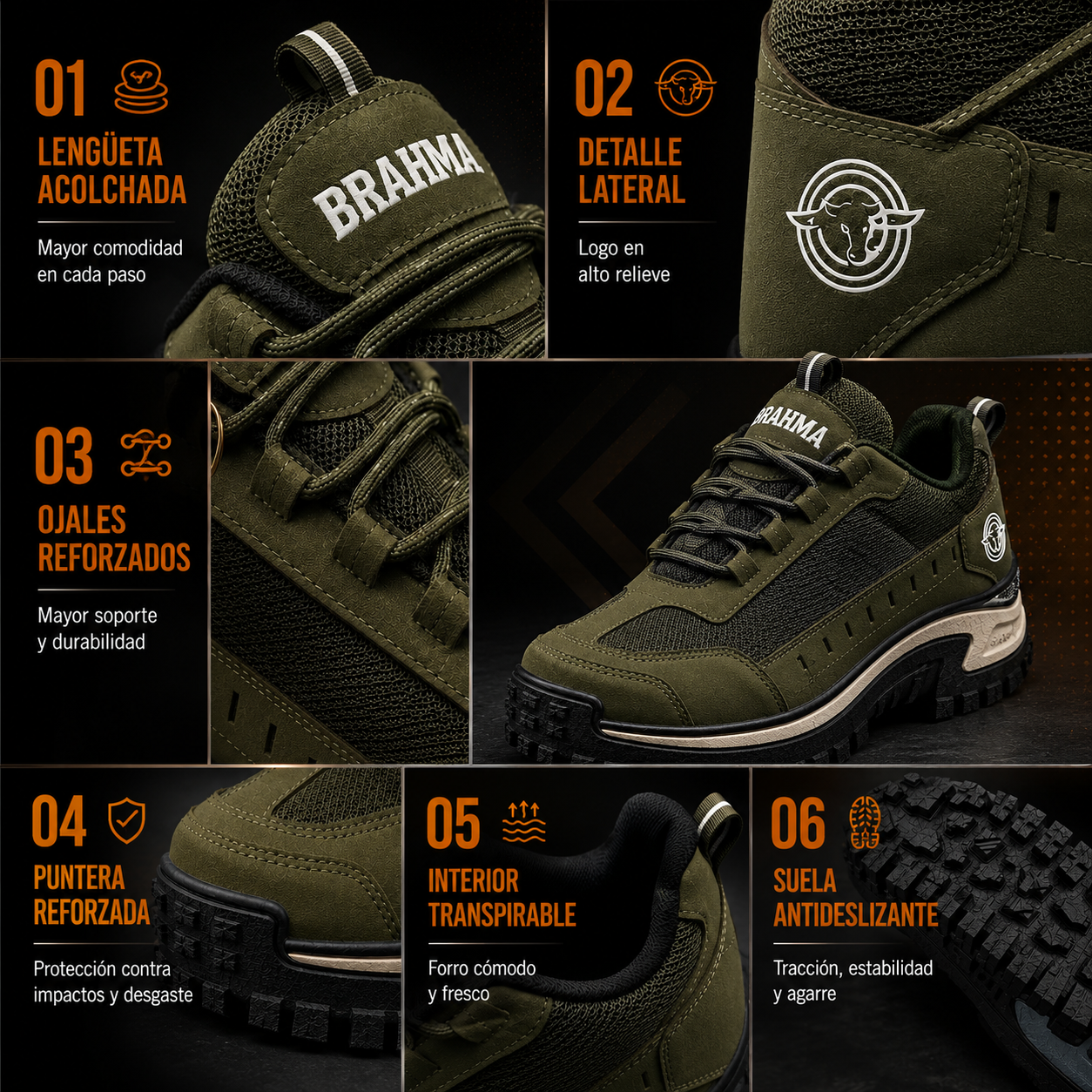 🔥 PROMO - Tenis Brahma Monster con 70% OFF + Gorra y Llavero Gratis 🎁